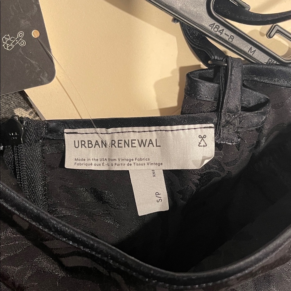 Urban Renewal Black Mini Slip Dress - Picture 4 of 13